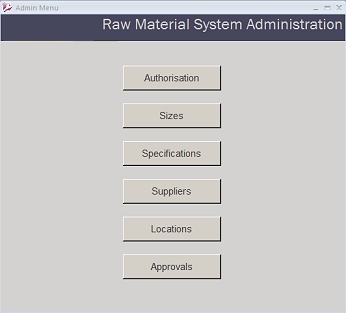 raw material control
